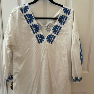 White floral Madewell Dress